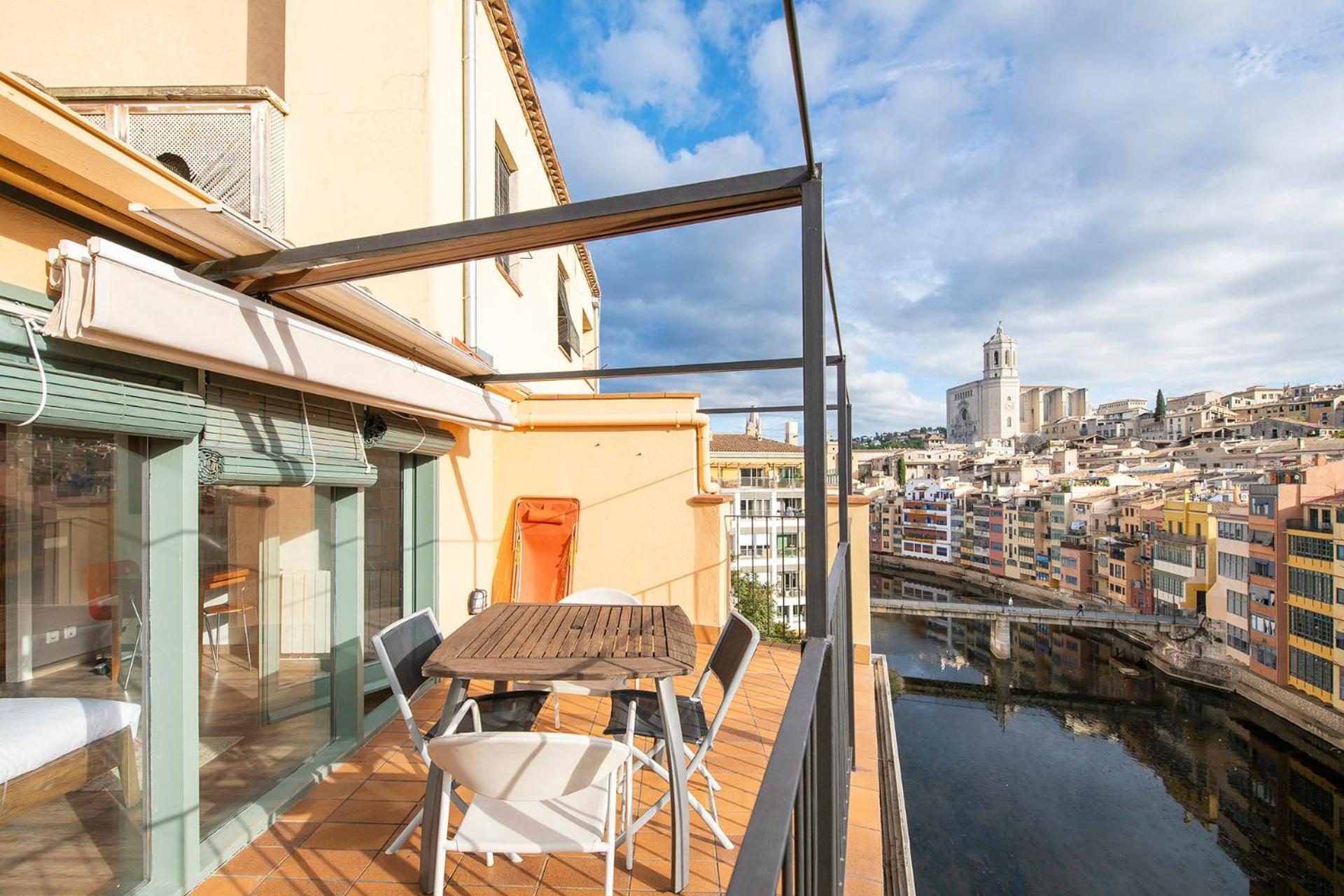 Sleep & Stay Luxury Top Floor Apt With Terrace Girona Exterior foto