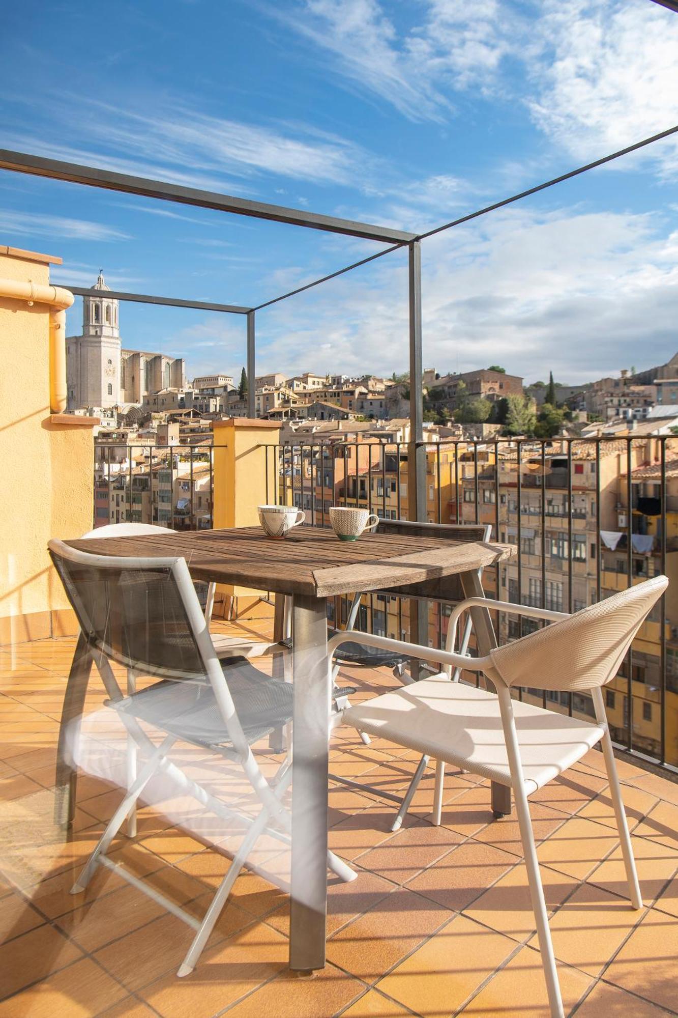 Sleep & Stay Luxury Top Floor Apt With Terrace Girona Exterior foto